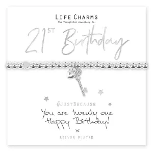 21st Birthday Bracelet