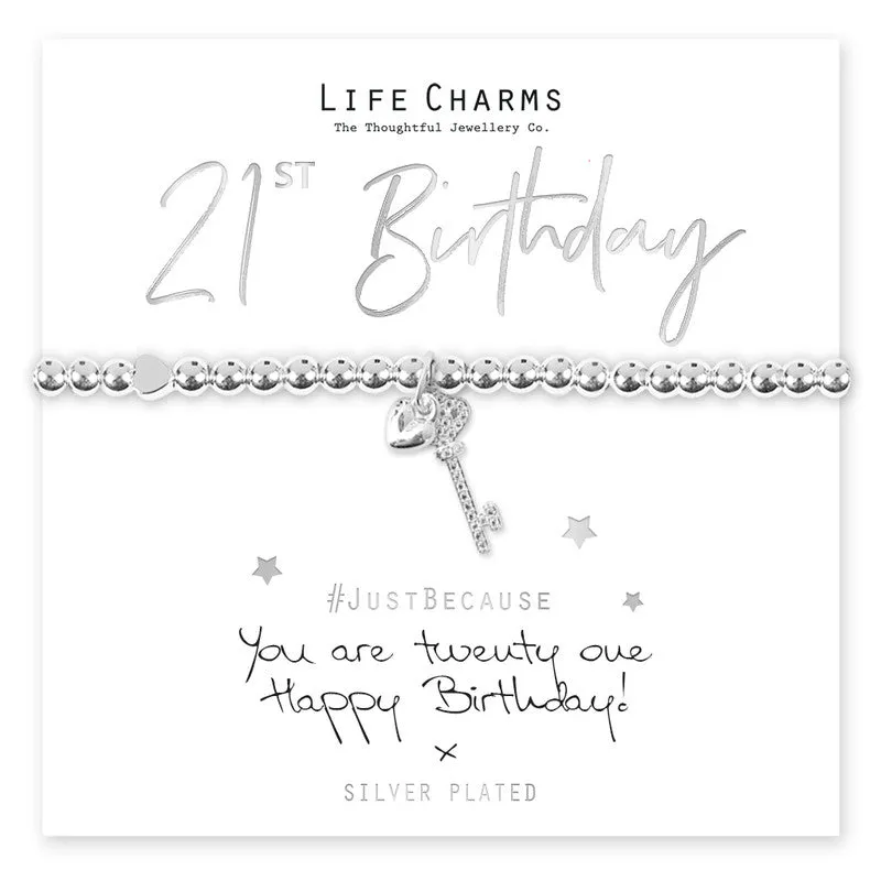 21st Birthday Bracelet