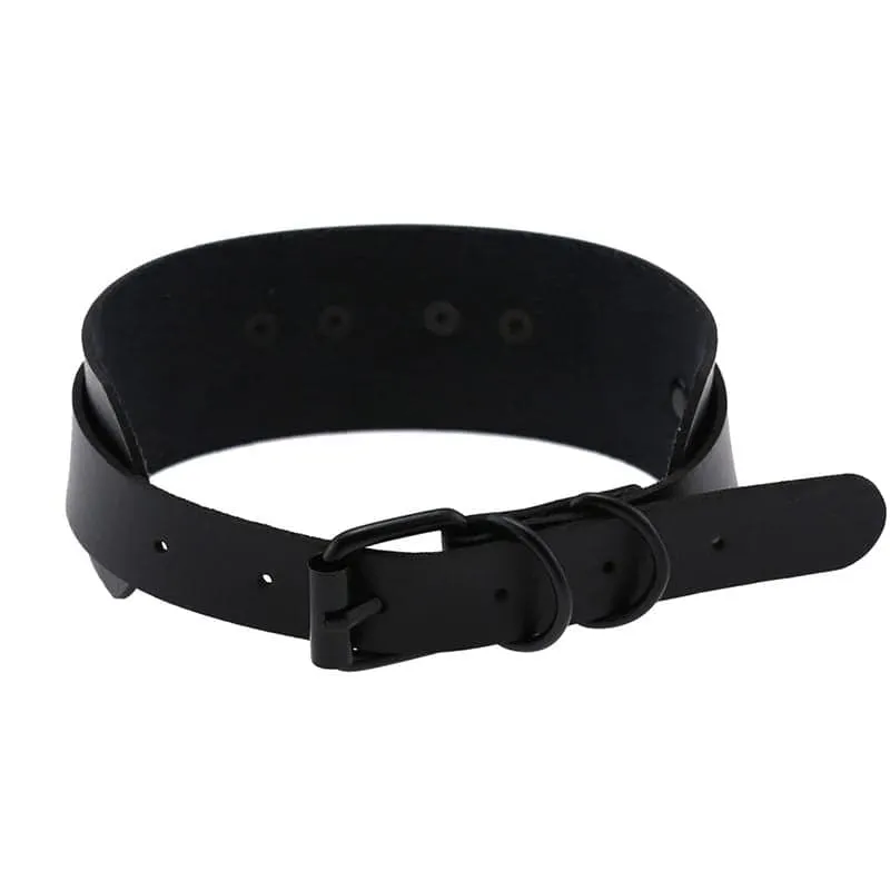 Black Heart Choker Necklace