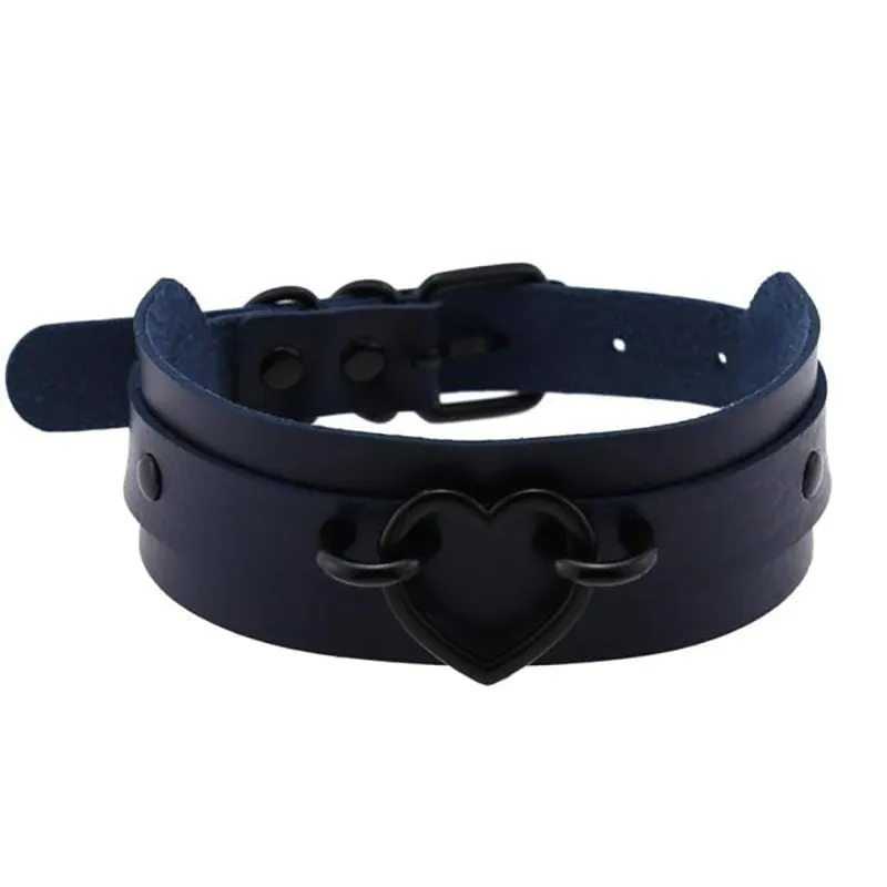 Black Heart Choker Necklace