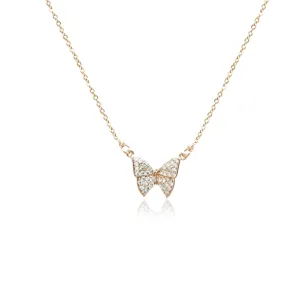 Butterfly Cubic Zirconia Necklace