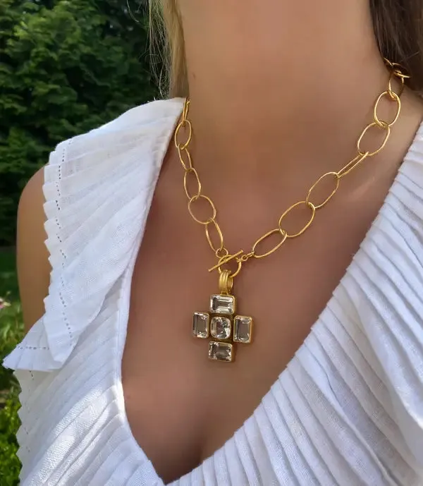 Dina Mackney Five Quartz Necklace