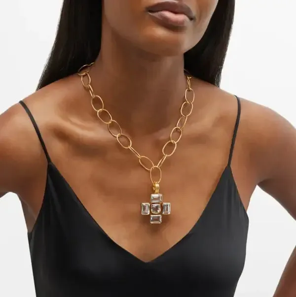 Dina Mackney Five Quartz Necklace