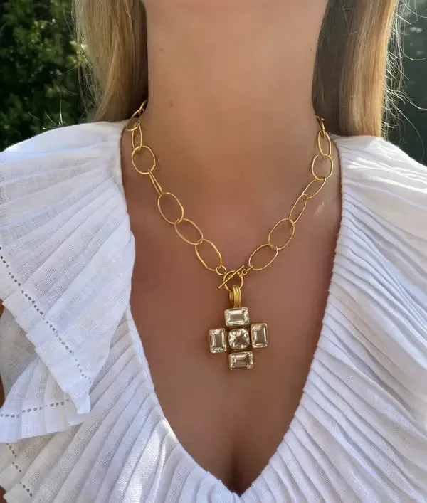 Dina Mackney Five Quartz Necklace
