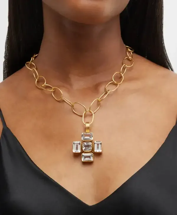 Dina Mackney Five Quartz Necklace