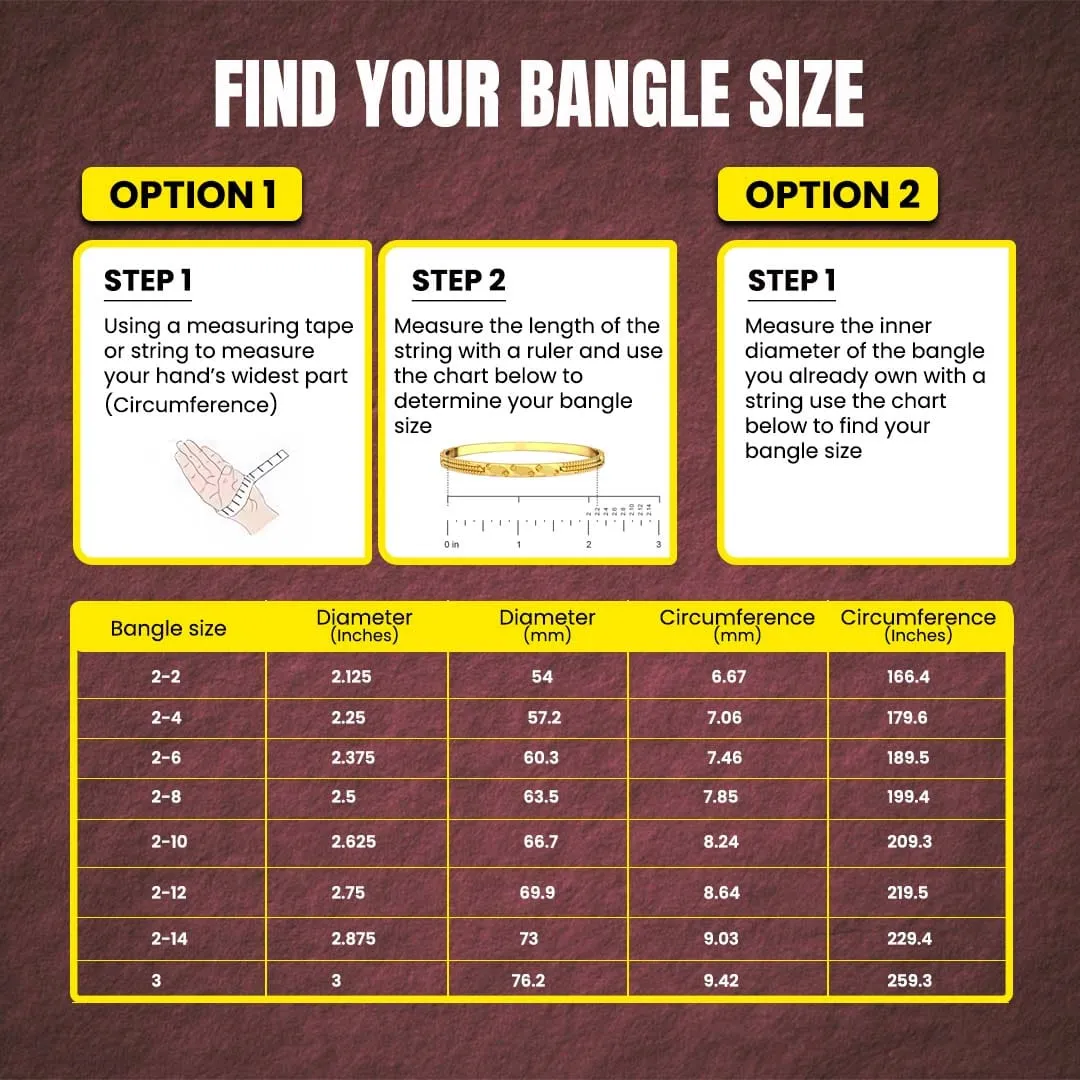 Gold Plated stone bangle (Pair) - SG100495