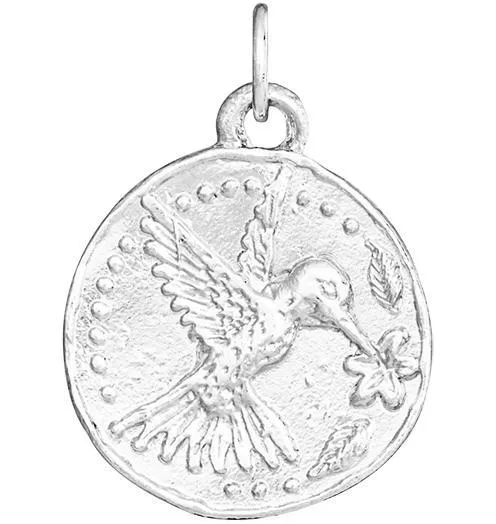 Hummingbird Coin Charm