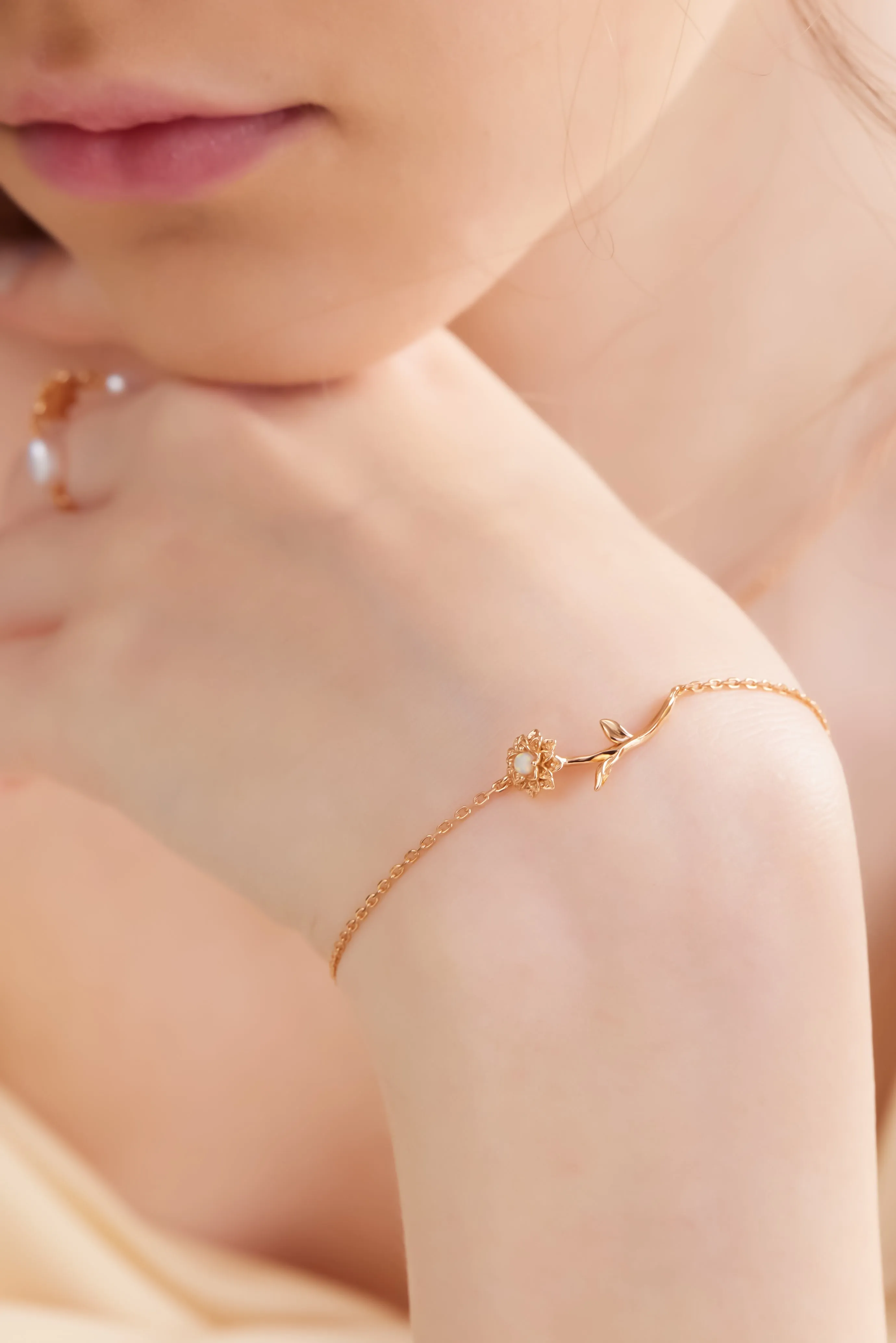 Opal Gold Bracelet	- Marigold
