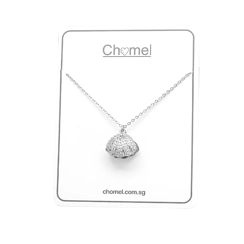 Shell Cubic Zirconia Necklace