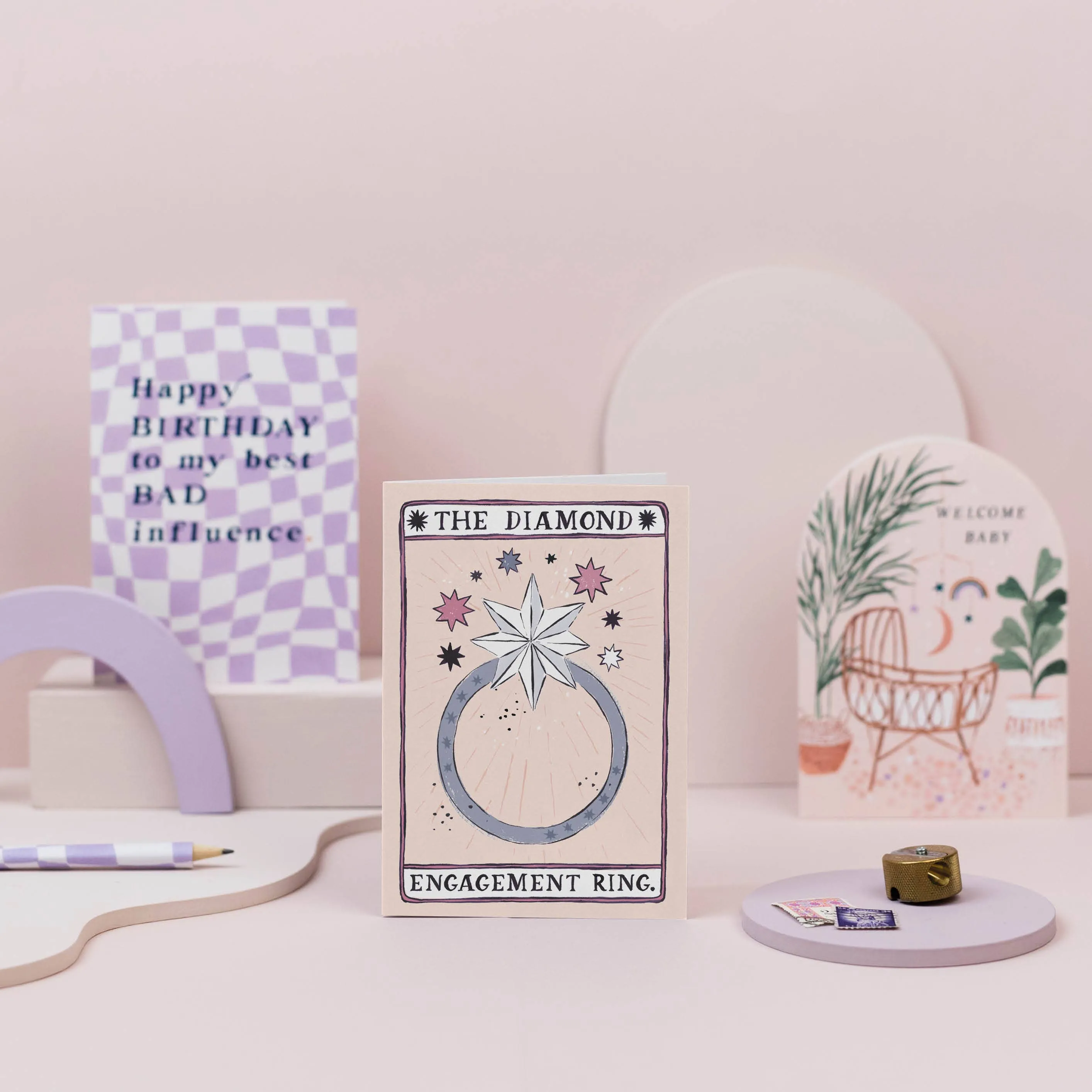 Tarot Engagement Ring Card