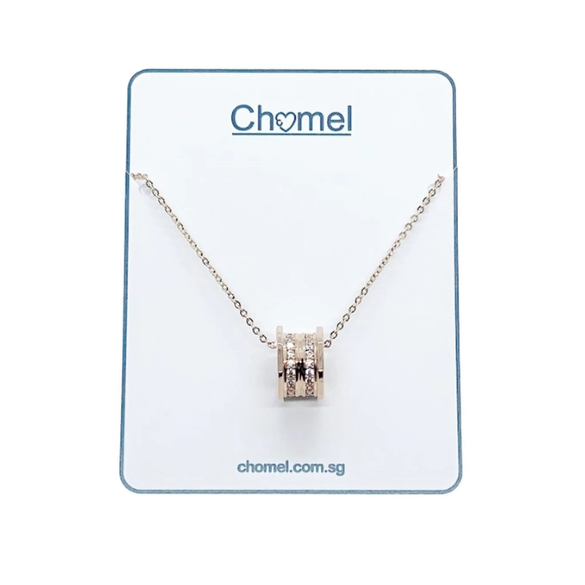 Tunnel Cubic Zirconia Necklace