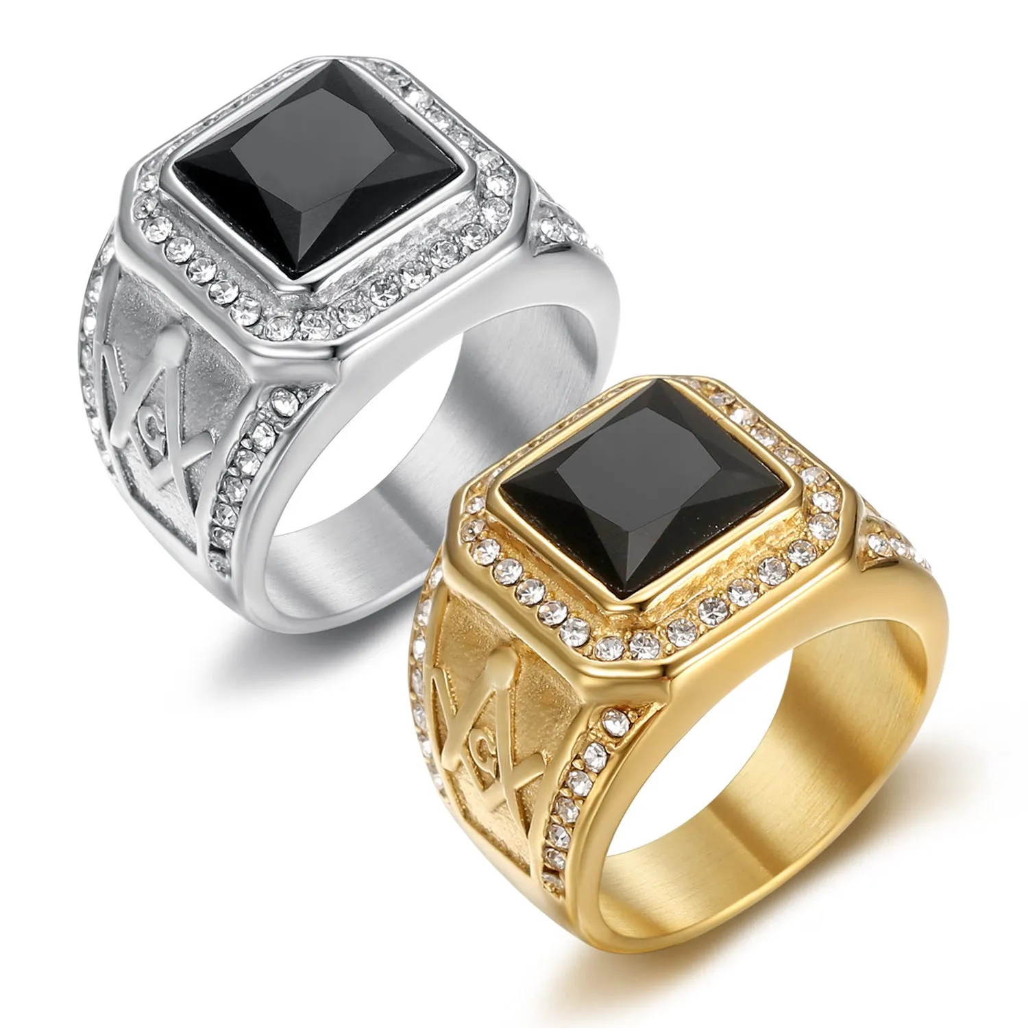 Vintage Gold-plated Gemstone Ring