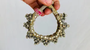 Vintage Tribal Bangle. Brass Kuchi.